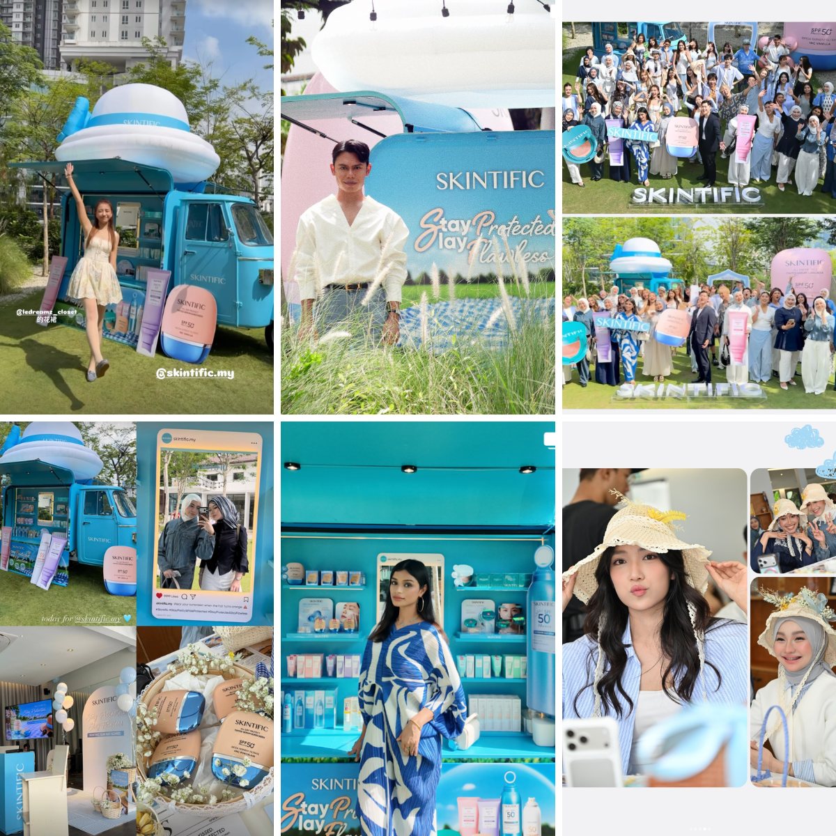 Skintific Stay Protected Slay Flawless campus roadshow and KOL event