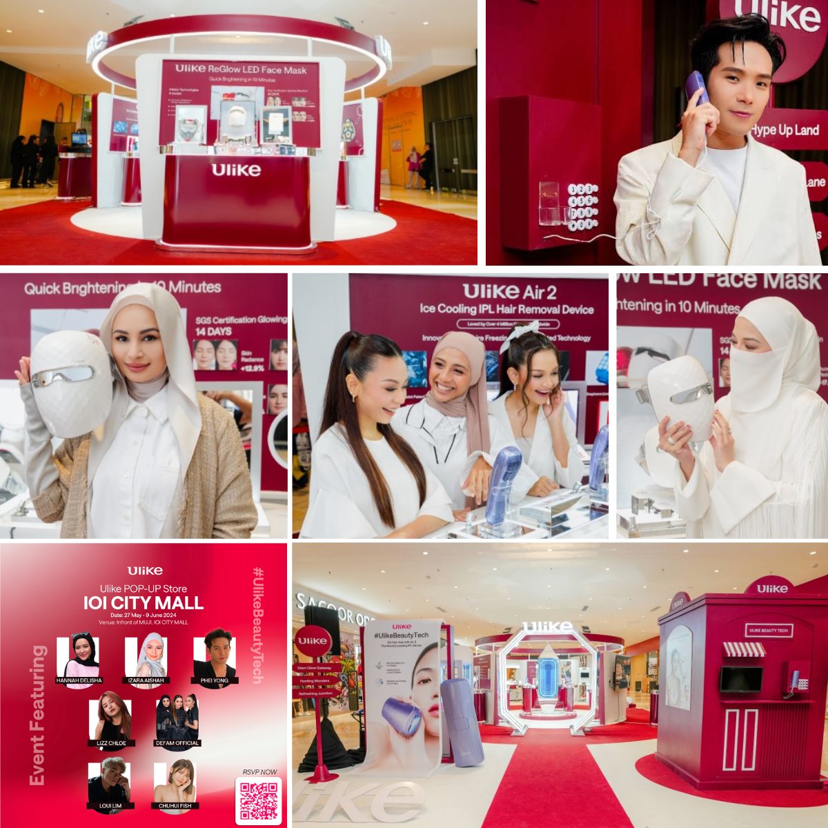 Ulike pop-up brand experience at IOI City Mall